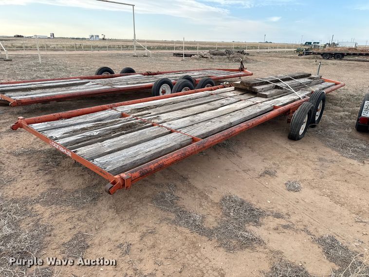 image for item FB6486 (2) Donahue implement trailers