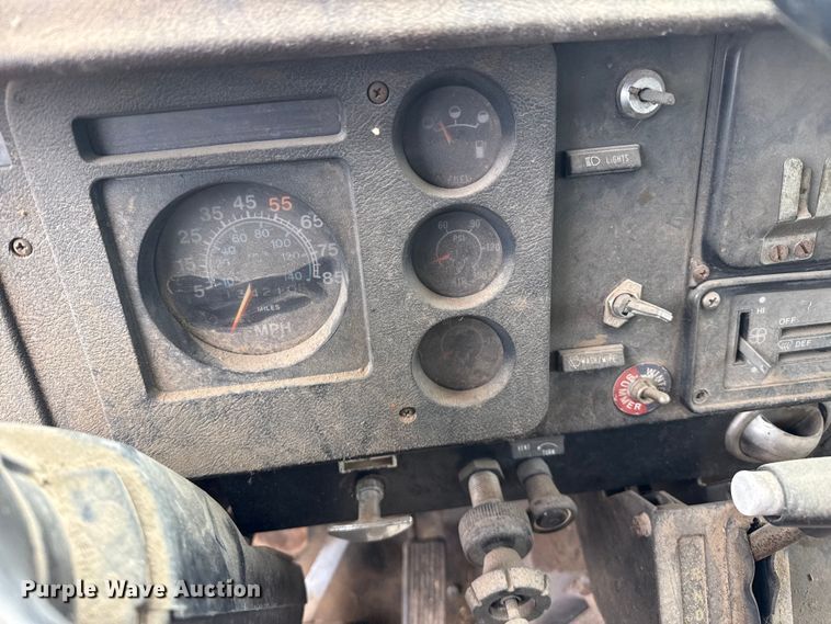 image for item FB6496 1982 International 1954 feed mixer truck