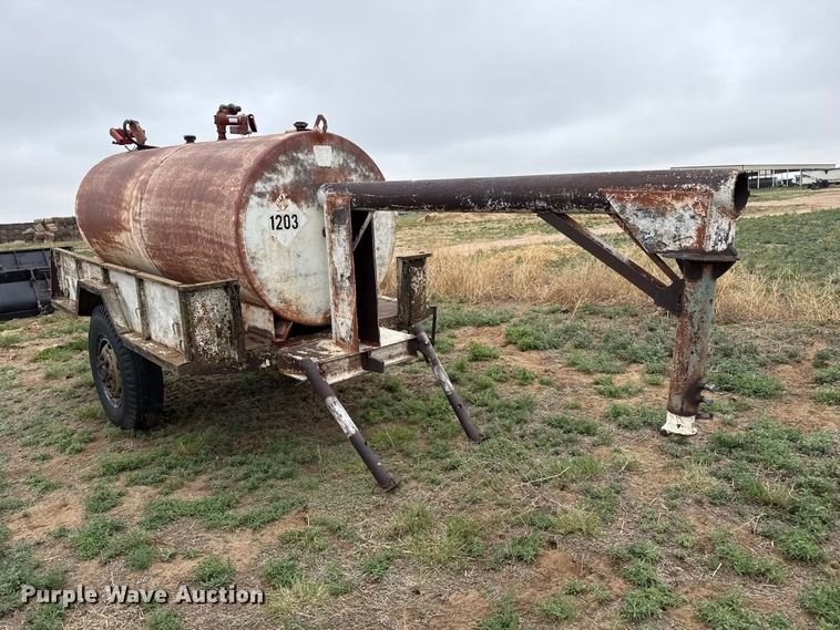image for item FB6504 Shop built fuel tank trailer