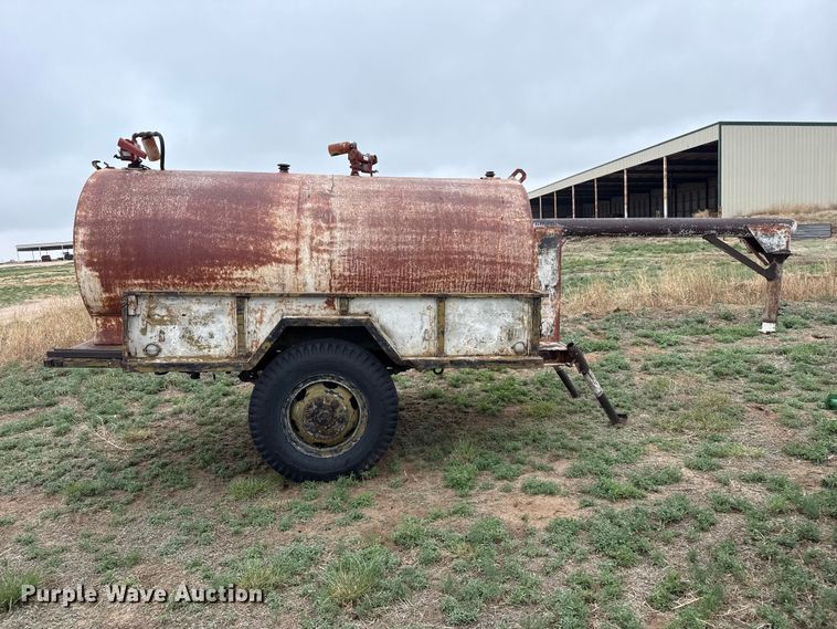 image for item FB6504 Shop built fuel tank trailer