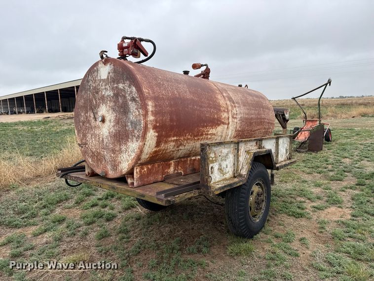 image for item FB6504 Shop built fuel tank trailer