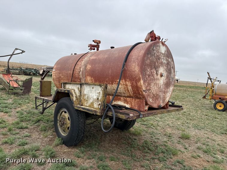 image for item FB6504 Shop built fuel tank trailer