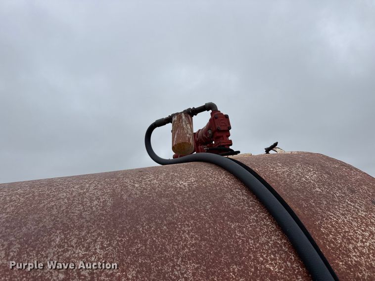 image for item FB6504 Shop built fuel tank trailer