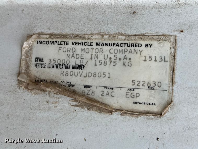 image for item FB6510 1980 Ford feed mixer truck
