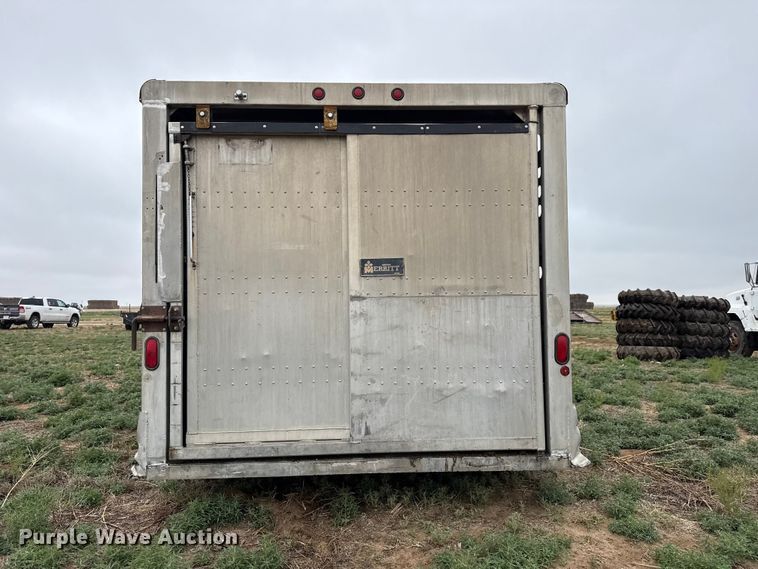 image for item FB6512 1991 Merritt K40X96 livestock trailer