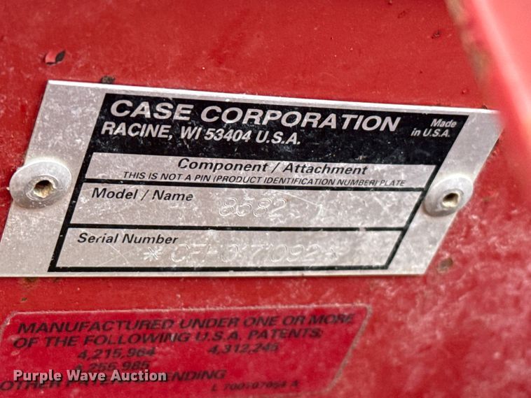 image for item FB6525 Case IH 8582 bale accumulator