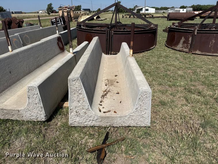image for item FB6683 (4) concrete feed bunks