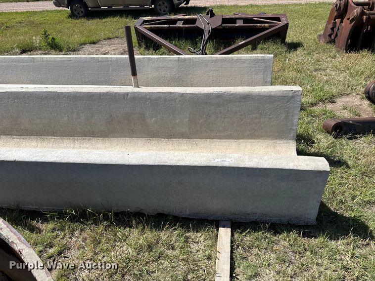image for item FB6684 (2) concrete feed bunks