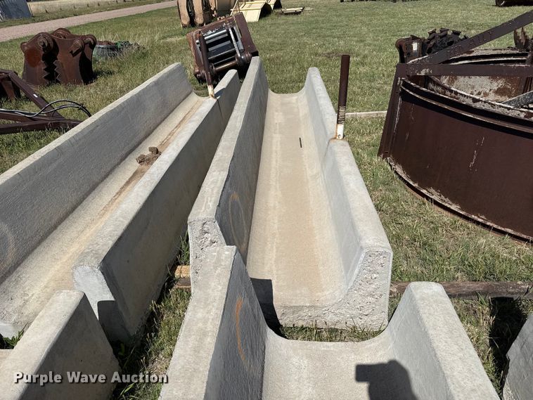 image for item FB6684 (2) concrete feed bunks