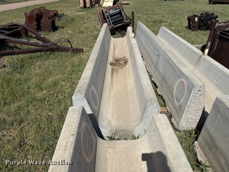 image for item FB6684 (2) concrete feed bunks