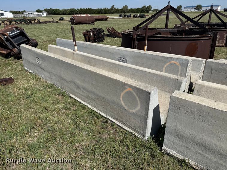 image for item FB6684 (2) concrete feed bunks