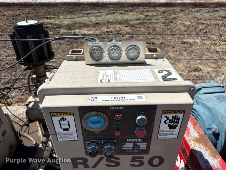 image for item FB6703 Curtis R/S 50 rotary screw air compressor