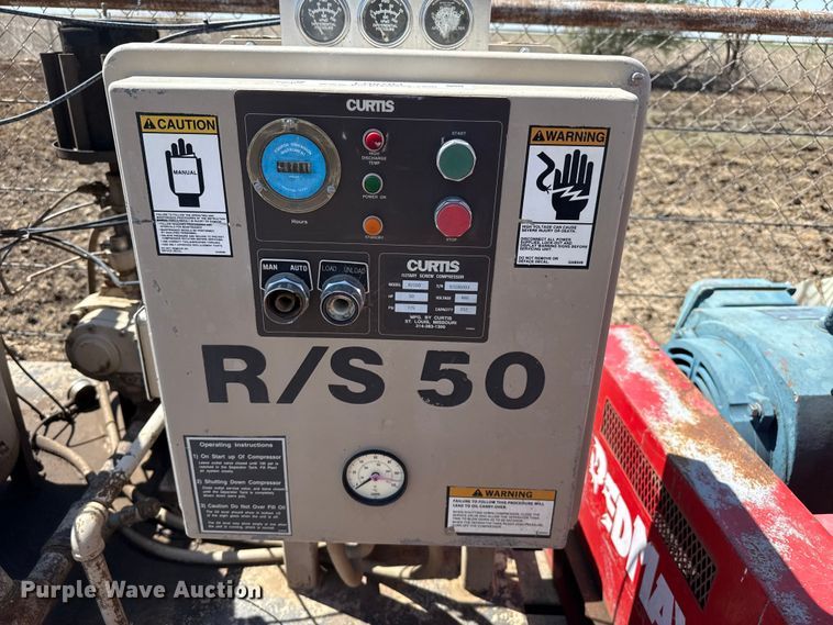 image for item FB6703 Curtis R/S 50 rotary screw air compressor