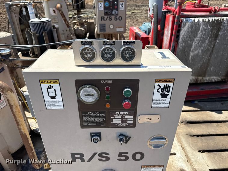 image for item FB6704 Curtis R/S 50 rotary screw air compressor