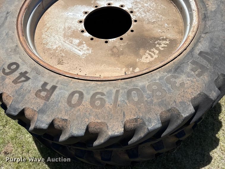 image for item FB6707 (2) sprayer tires and wheels