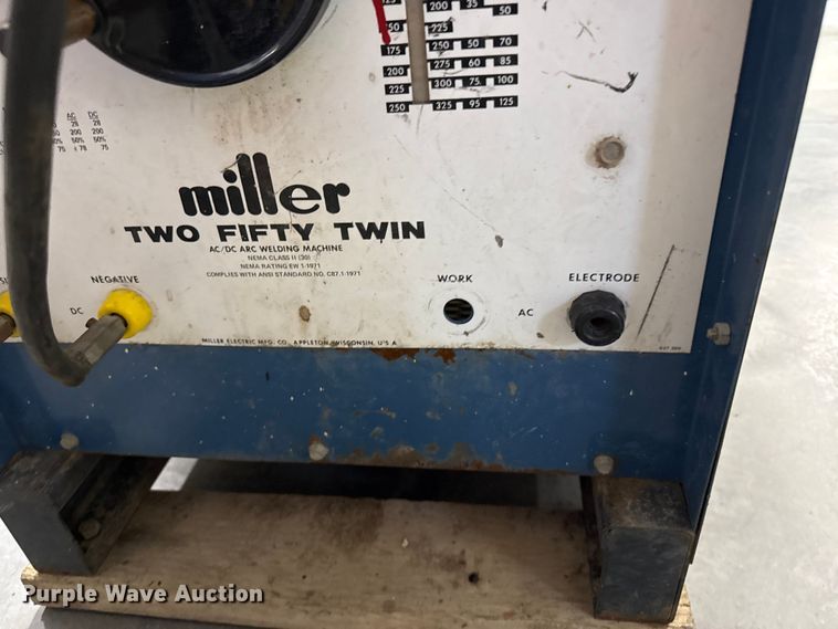 image for item FB6715 Miller Two Fifty Twin welder