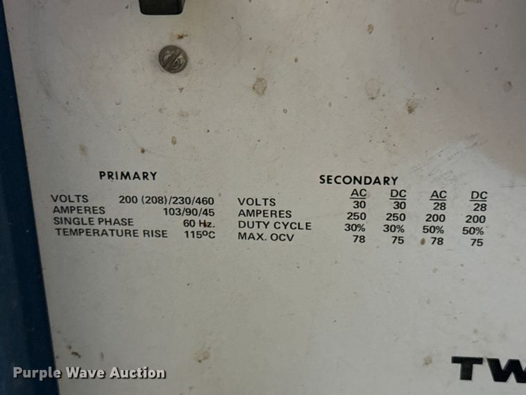 image for item FB6715 Miller Two Fifty Twin welder