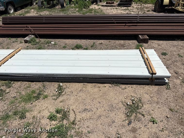 image for item FB6721 (100) sheets of metal siding/roofing