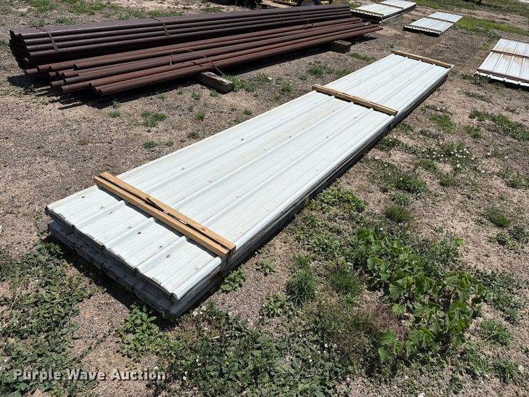 image for item FB6721 (100) sheets of metal siding/roofing