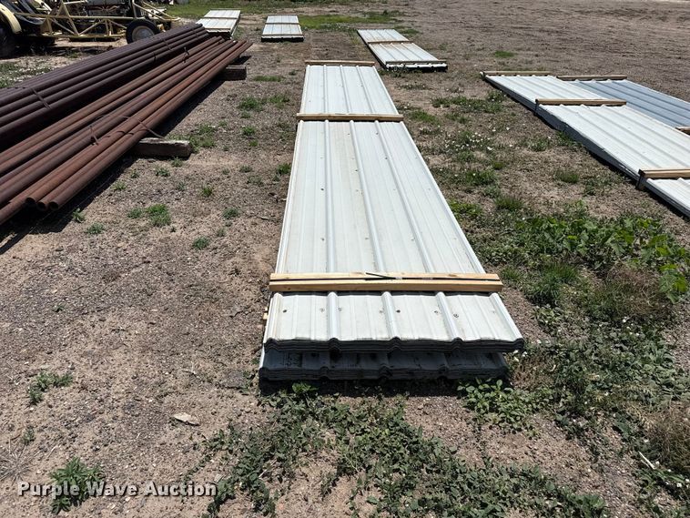 image for item FB6721 (100) sheets of metal siding/roofing