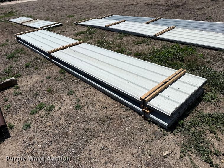 image for item FB6721 (100) sheets of metal siding/roofing