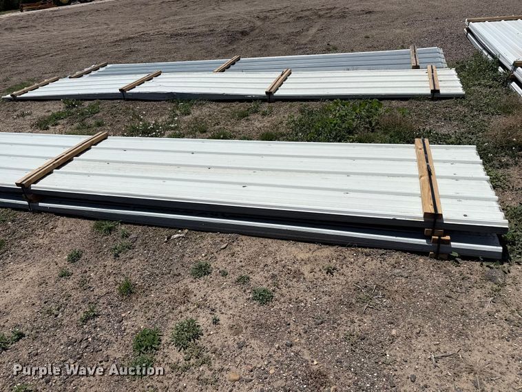 image for item FB6721 (100) sheets of metal siding/roofing