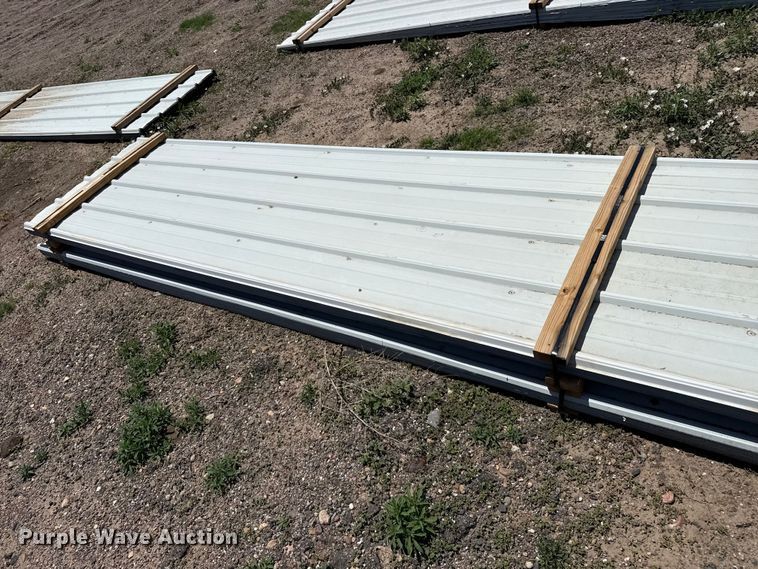 image for item FB6721 (100) sheets of metal siding/roofing
