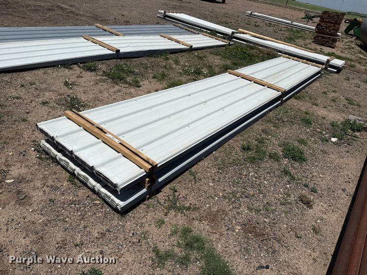 image for item FB6721 (100) sheets of metal siding/roofing