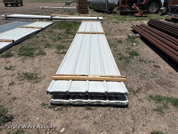 image for item FB6721 (100) sheets of metal siding/roofing