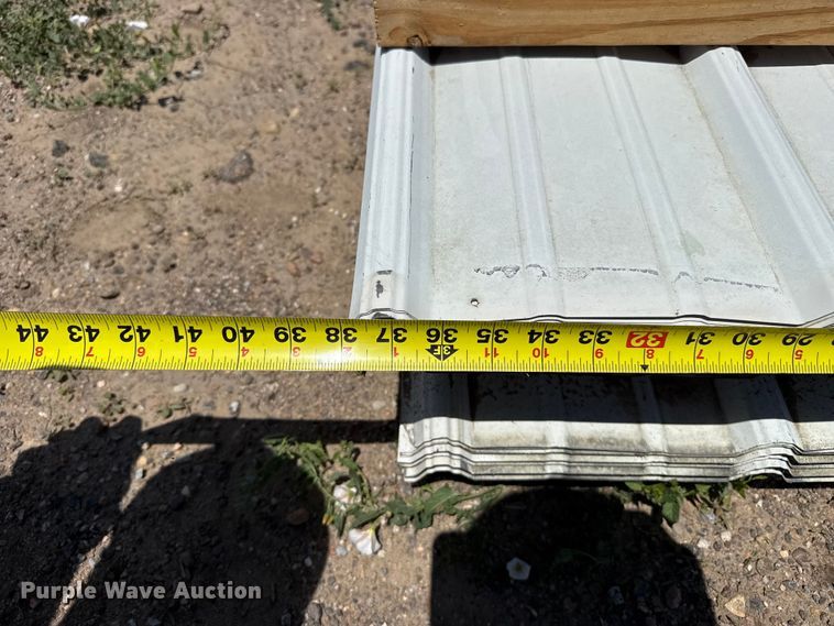 image for item FB6721 (100) sheets of metal siding/roofing