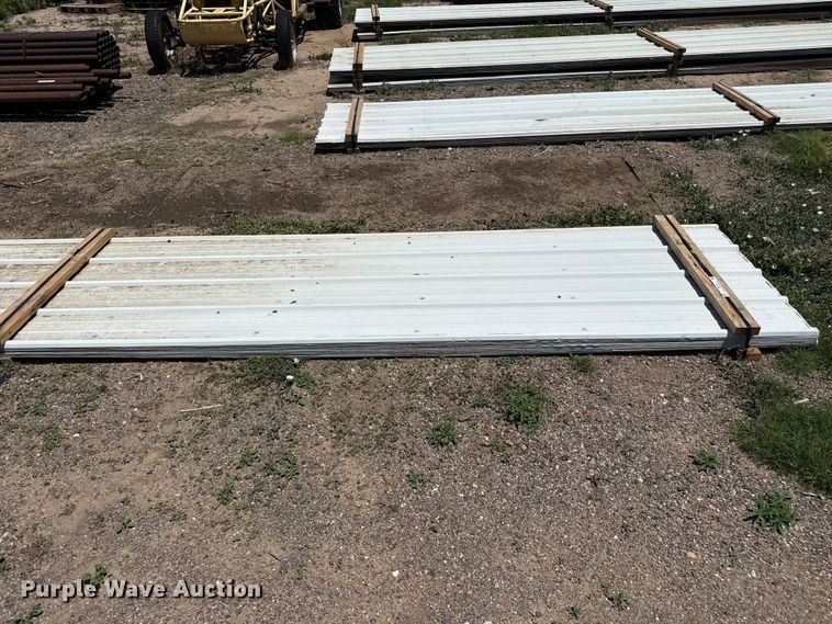 image for item FB6722 (43) sheets of metal siding/roofing