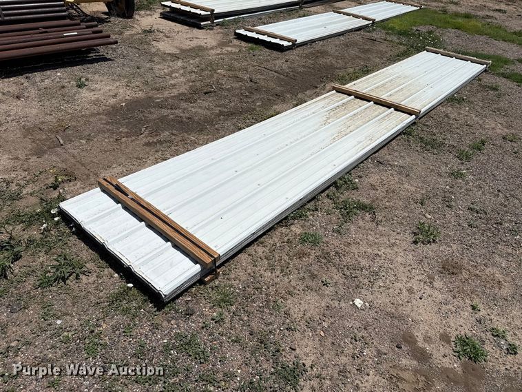 image for item FB6722 (43) sheets of metal siding/roofing