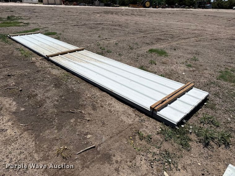 image for item FB6722 (43) sheets of metal siding/roofing