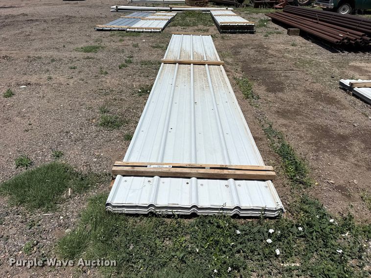 image for item FB6722 (43) sheets of metal siding/roofing