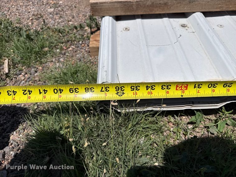 image for item FB6722 (43) sheets of metal siding/roofing