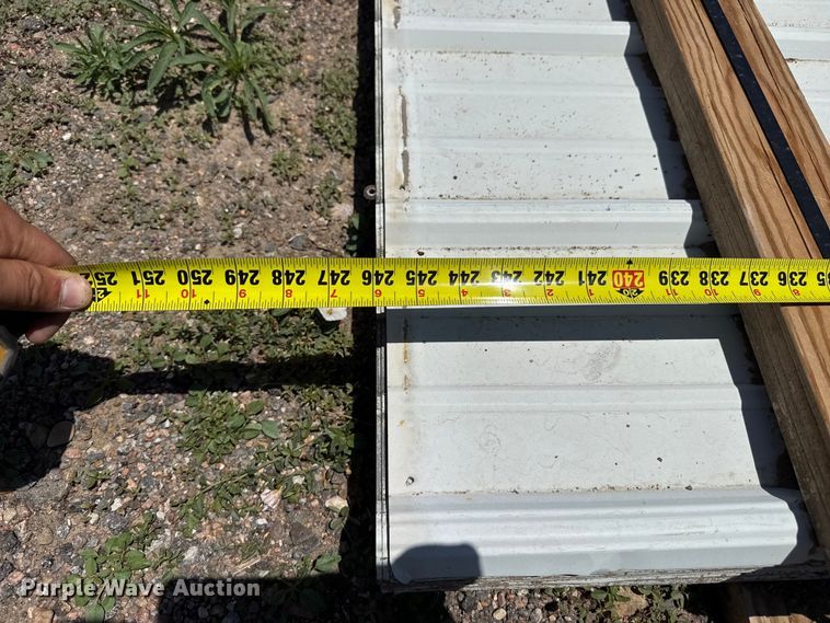 image for item FB6722 (43) sheets of metal siding/roofing