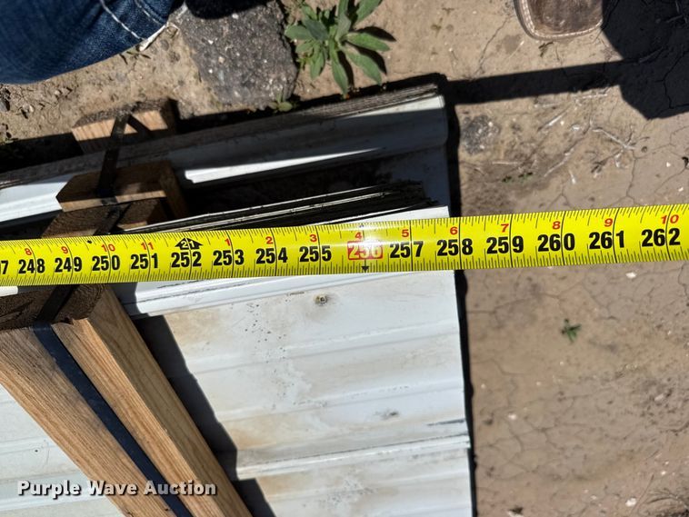 image for item FB6724 (98) sheets of metal siding/roofing