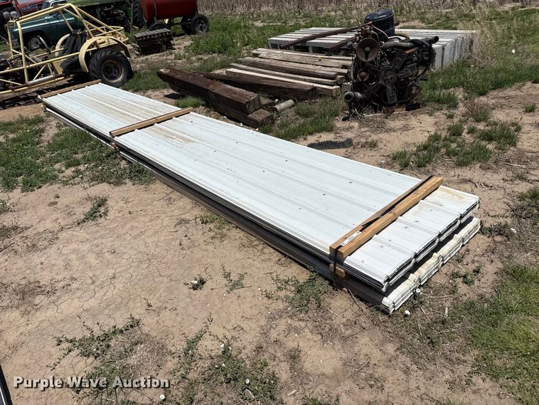 image for item FB6725 (100) sheets of metal siding/roofing