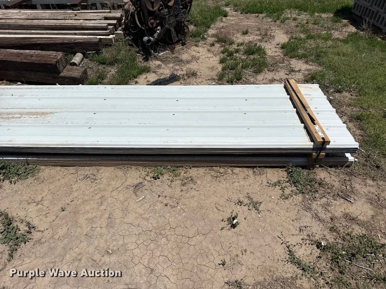 image for item FB6725 (100) sheets of metal siding/roofing
