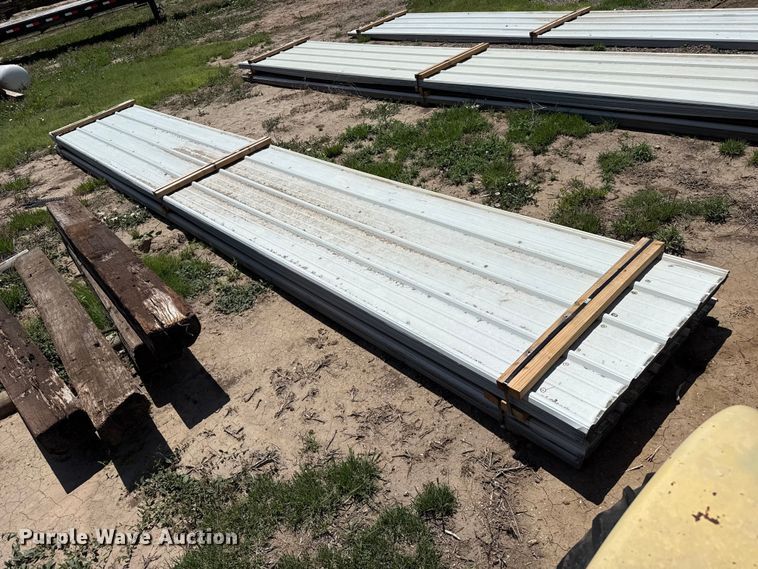 image for item FB6725 (100) sheets of metal siding/roofing