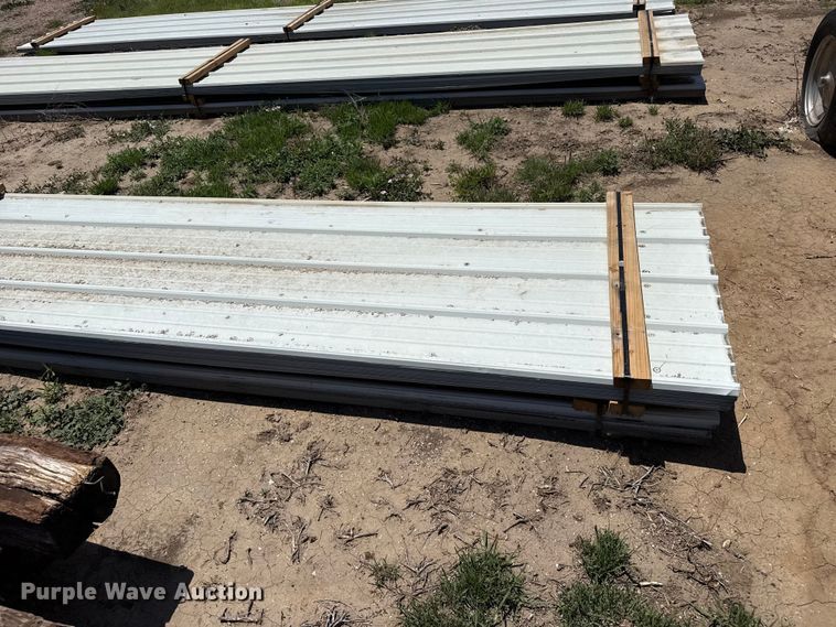 image for item FB6725 (100) sheets of metal siding/roofing