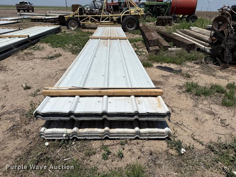 image for item FB6725 (100) sheets of metal siding/roofing