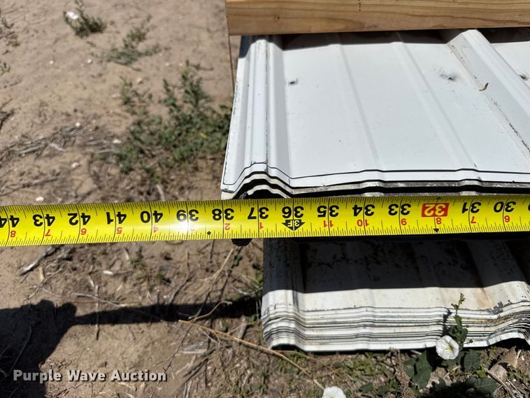 image for item FB6725 (100) sheets of metal siding/roofing