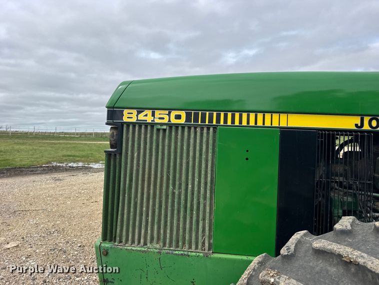 image for item FB7412 1983 John Deere 8450 4WD tractor