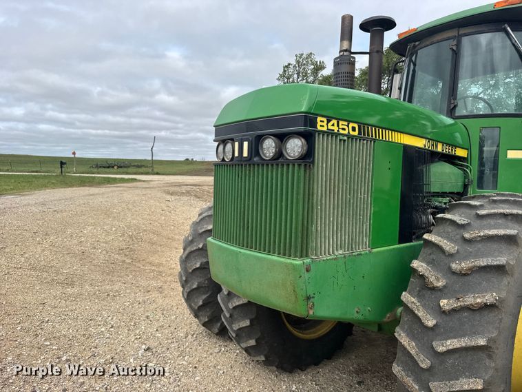 image for item FB7412 1983 John Deere 8450 4WD tractor