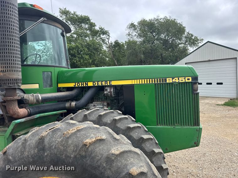 image for item FB7412 1983 John Deere 8450 4WD tractor