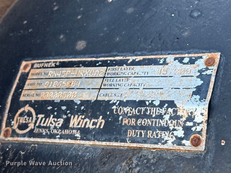 image for item FC2295 2013 Mack Granite GU713 winch truck