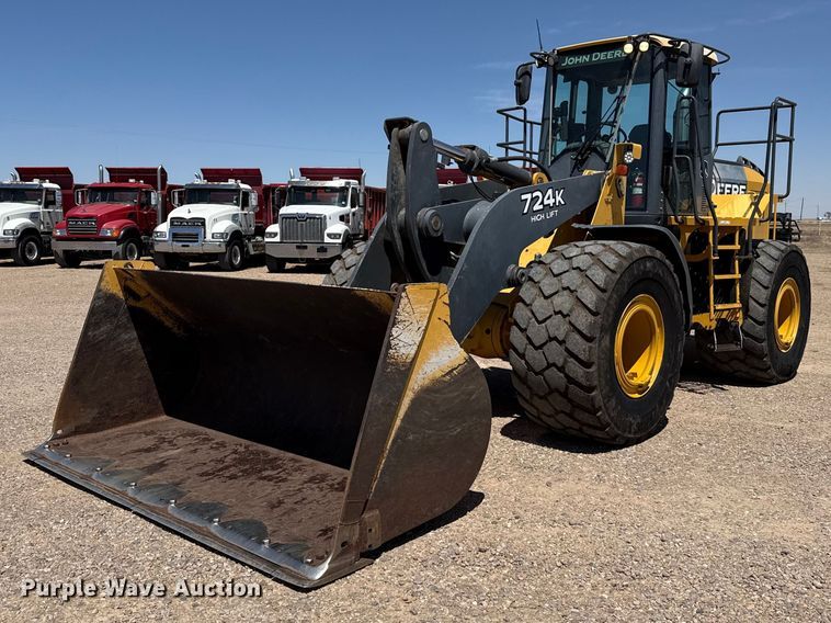 image for item FC2314 2015 John Deere 724K high lift wheel loader