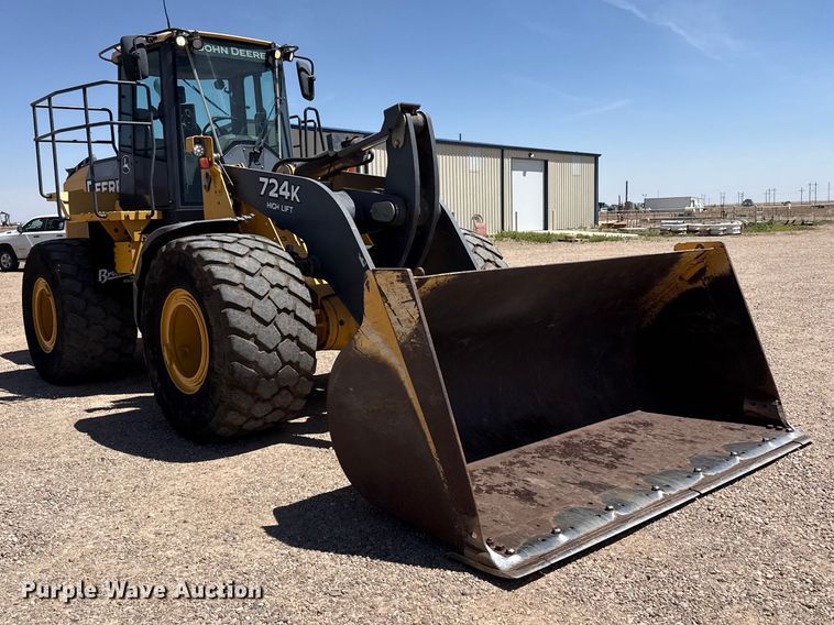 image for item FC2314 2015 John Deere 724K high lift wheel loader