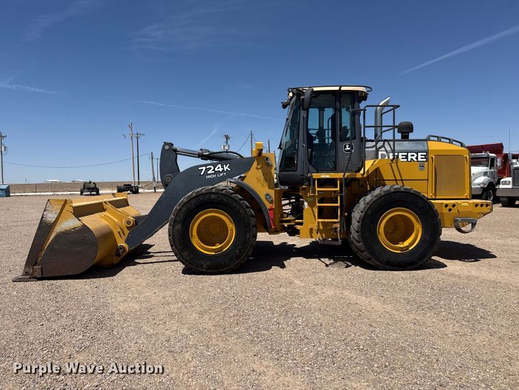 image for item FC2314 2015 John Deere 724K high lift wheel loader